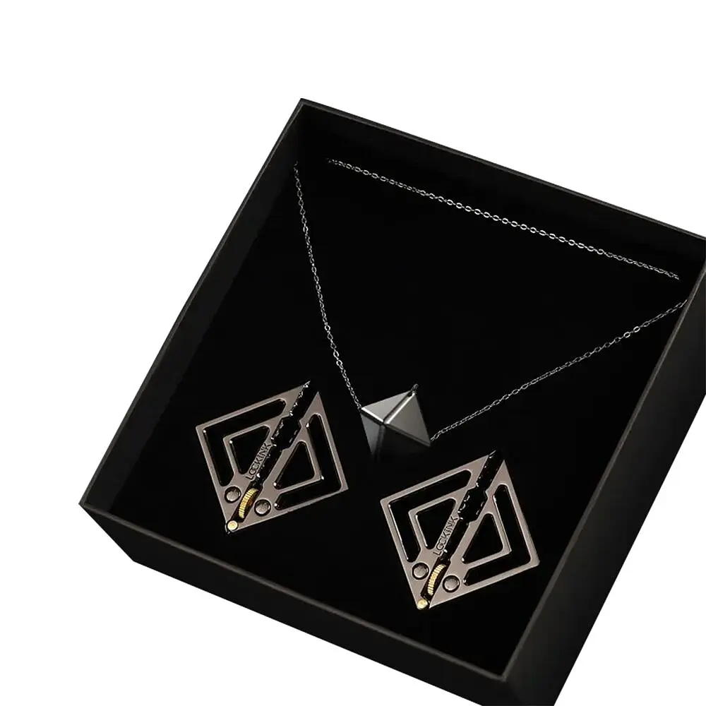 Затискачі для сосків з важкою підвіскою LOCKINK Adjustable Nipple Clamps with Heavy Pendant, під срібло - фото 8