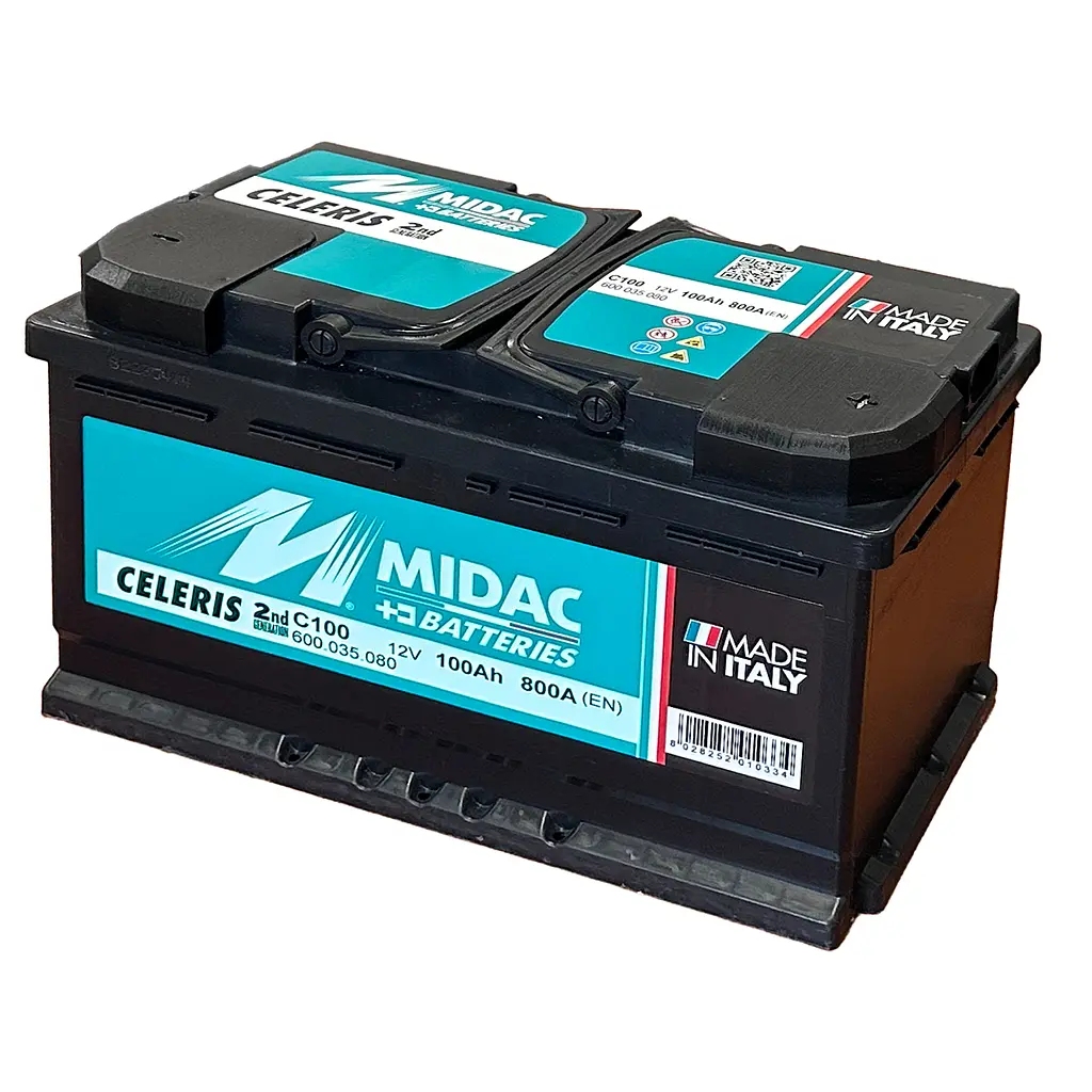 Акумулятор 6СТ-100A MIDAC CELERIS, 12V, 100Ah (-/+) Євро, EN800А - фото 3