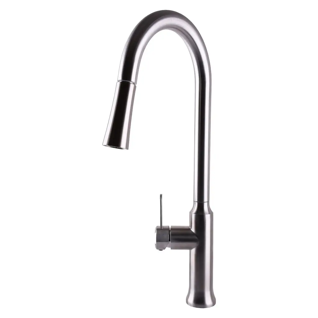 Змішувач для кухні Globus Lux Alpen SBT1-2033 Хром матовий - фото 4