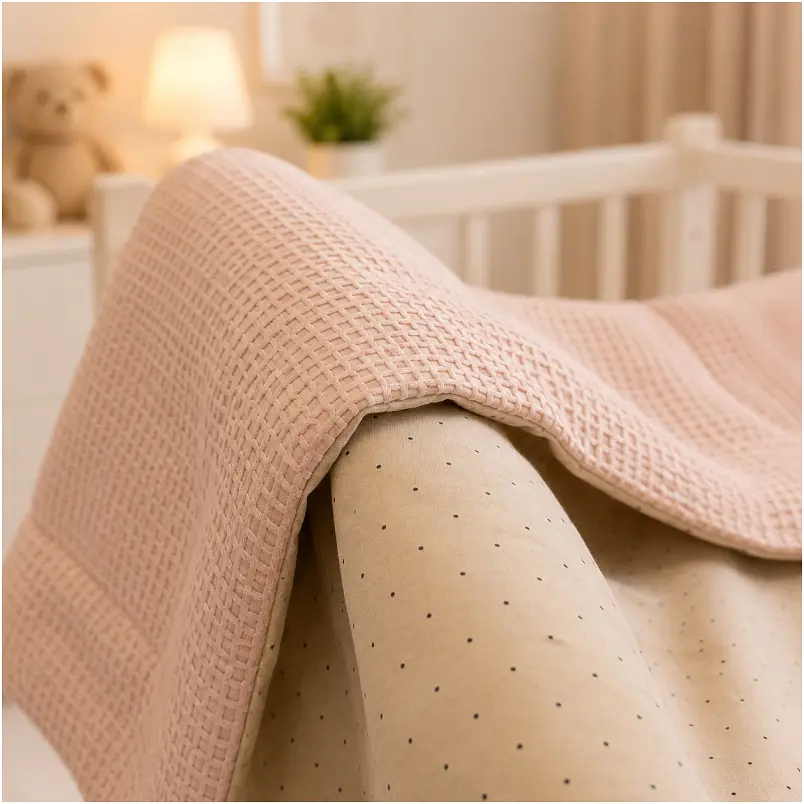 Плед дитячий MirSon Poplin Waffle Giraffe 150х220 см (2200013893394) - фото 5