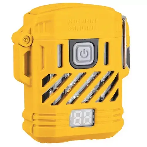 Фонарь зажигалка Multifunctional D53-2LED Box LCD TypeC (3+1 режим) - фото 6