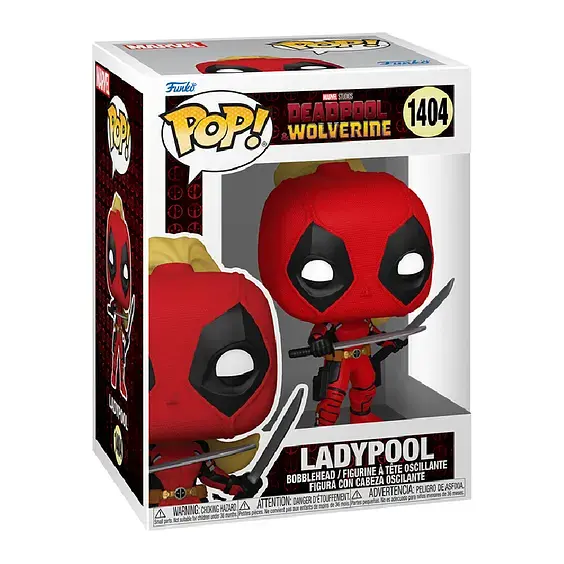 Фігурка Funko Pop Марвел: Дедпул і Росомаха Ледіпул Marvel: Deadpool & Wolverine Ladypool 10 см FP M D 1404 - фото 3