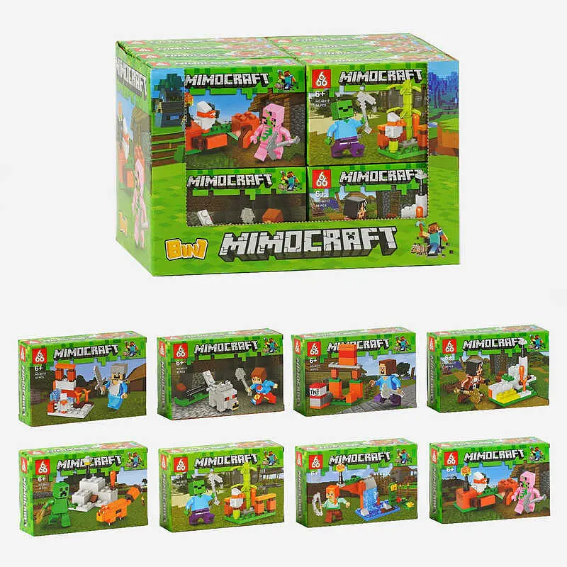 Конструктор дитячий Minecraft, 38 деталей, 15x10x4 см - фото 2
