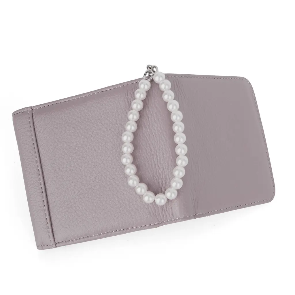 Кошелек женский кожаный маленький Fuerdanni 1831-166 сиреневый - фото 3