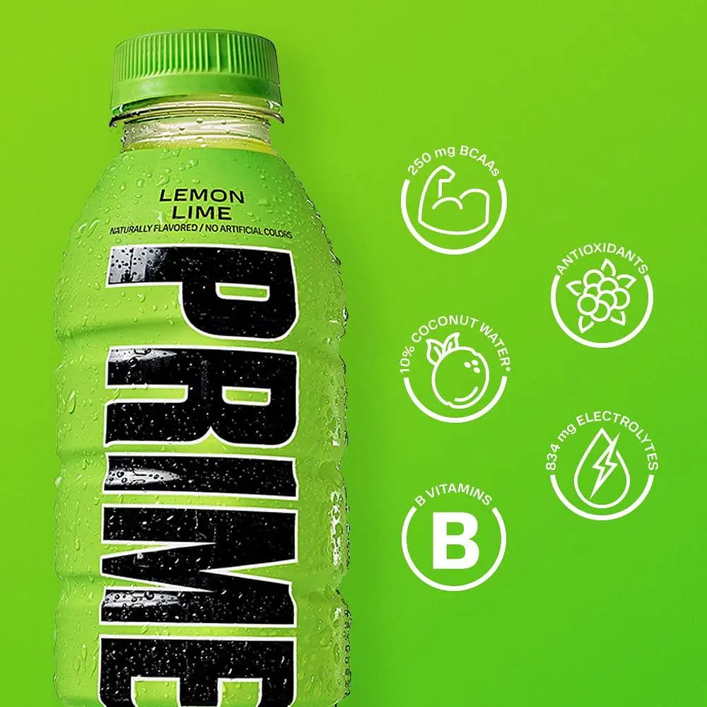 Напій Prime Hydration Lemon Lime Drink 500 мл - фото 5