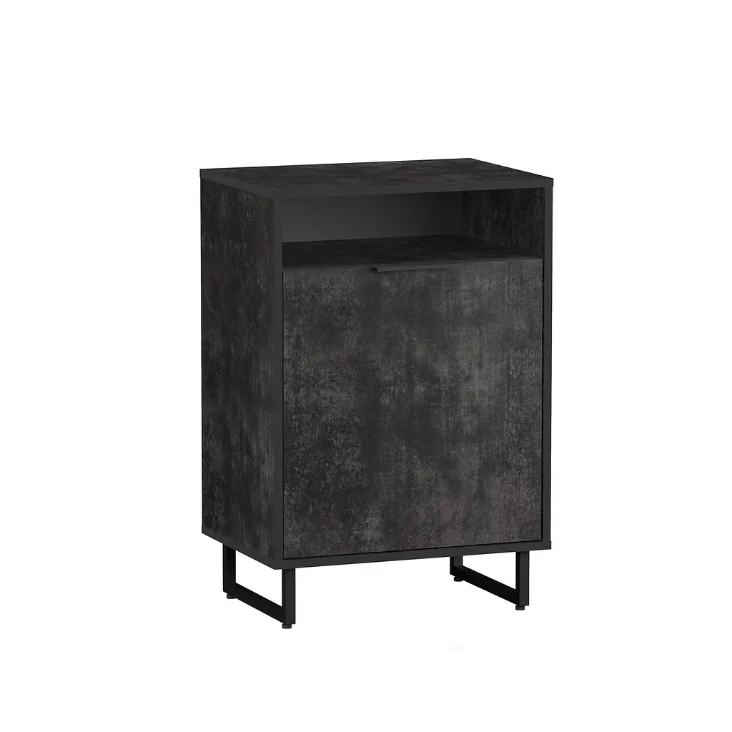Тумба Moreli Forte F-0003 у стилі Loft 550х814х400 мм Бетон Темний - фото 1