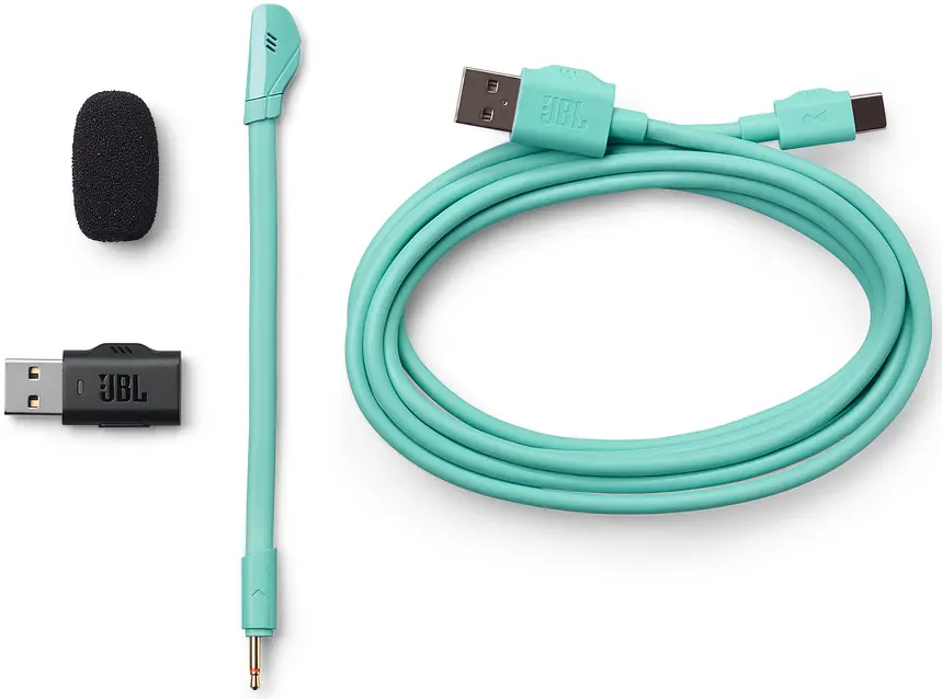 Bluetooth-гарнітура JBL Quantum 360 Wireless Cyan (JBLQTUM360CYN) - фото 9