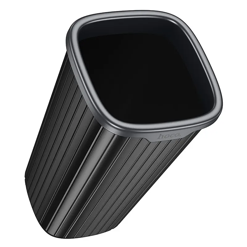 Автомобільний контейнер для сміття у підсклянник Hoco ZP12 Black - фото 4