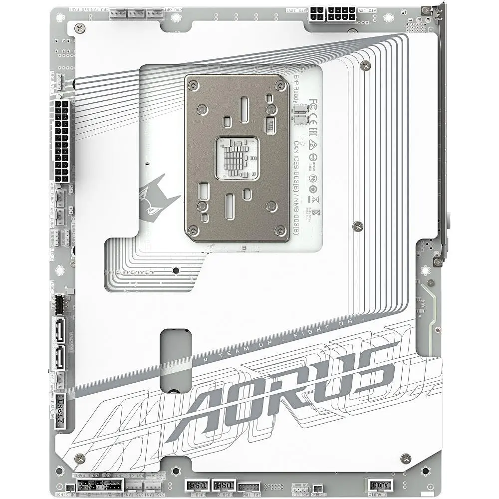 Материнська плата Gigabyte B850 AORUS STEALTH ICE (B850 AORUS STEALTH ICE) (Socket AM5, AMD B850, ATX) - фото 5