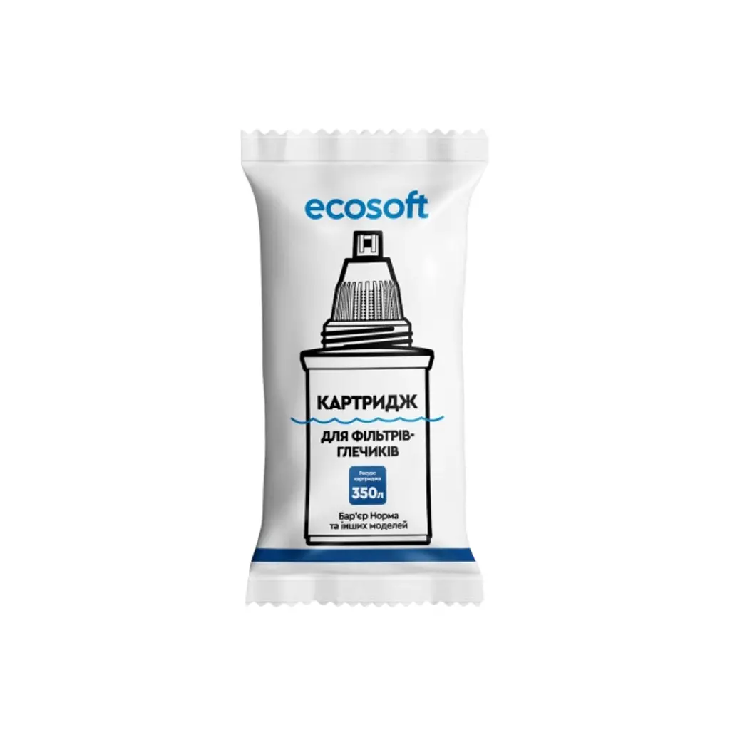Картридж для фільтра глечика Ecosoft Бар''єр 4шт (CRVK4BARECO) - фото 3