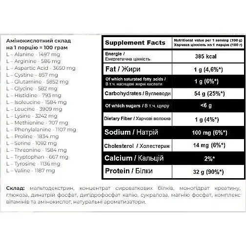 Гейнер Powerful Progress Super Mass Gainer Chocolate 4000 г - фото 2