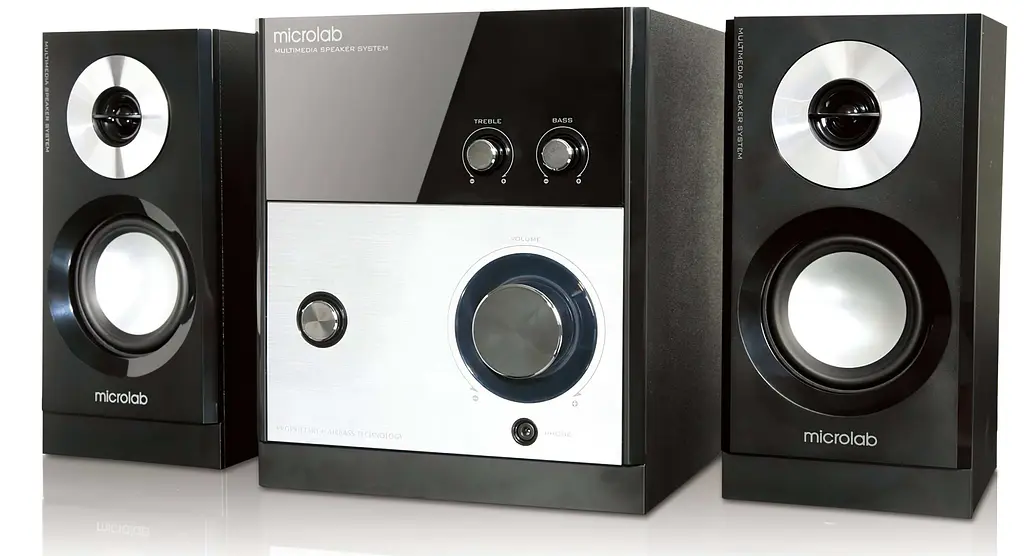 Акустична система Microlab 2.1 M-880 Black-Silver (M-880) - фото 2