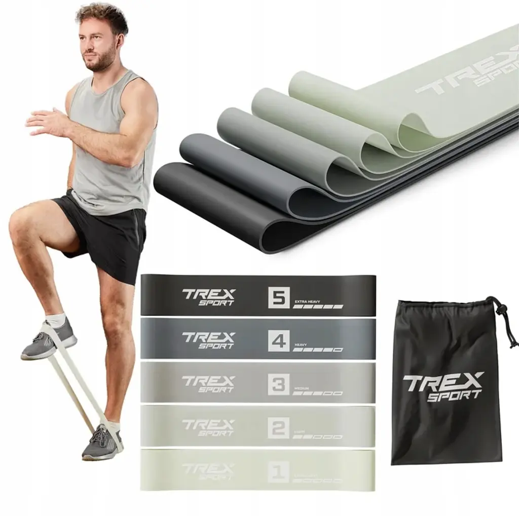Набір резинок для фітнесу Trex Sport TX-065RBG 1-18кг - фото 15