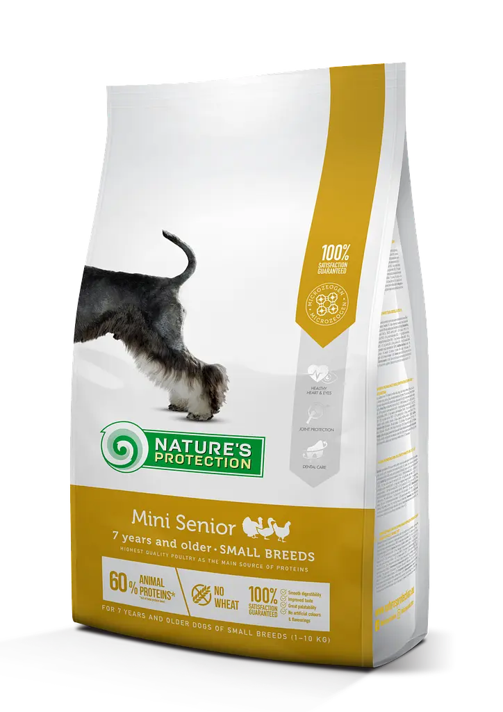 Сухий корм для дорослих собак малих порід від 7 років Nature's Protection Mini Senior Small Breeds, 2 кг