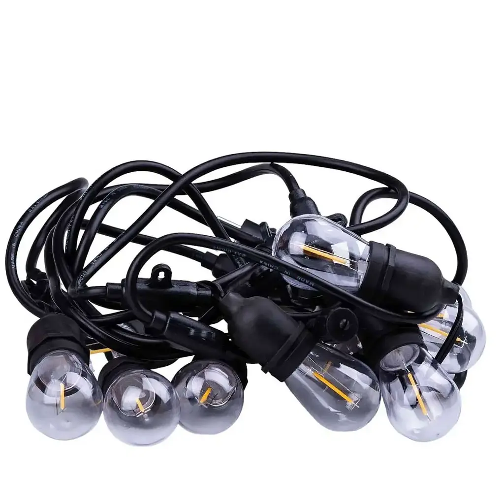 Ретро-гірлянда вулична GarlandoPro 10 LED F27 довжина 5 м, тепле світло (1733075Y) - фото 8