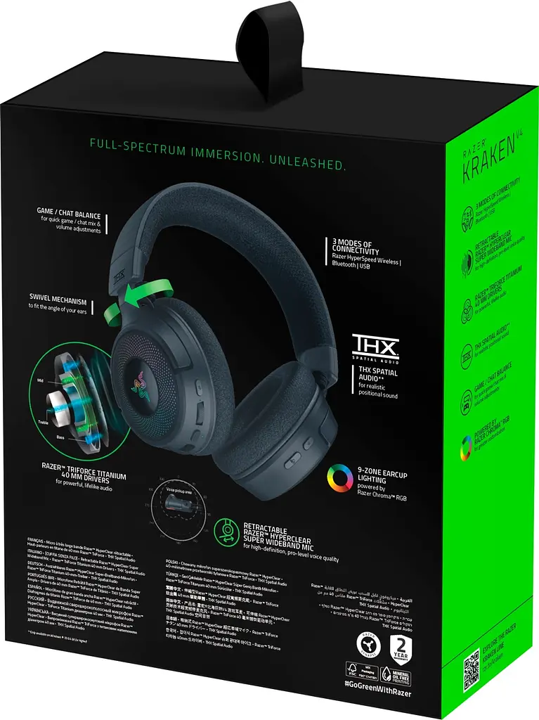 Навушники Razer Kraken V4 Black (RZ04-05170100-R3M1) - фото 10