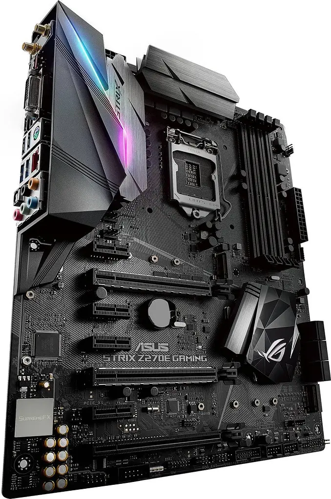 Материнская плата ASUS ROG Strix Z270E Gaming (ROG STRIX Z270E GAMING) (Socket 1151, Intel Z270, ATX) Б/у - фото 2