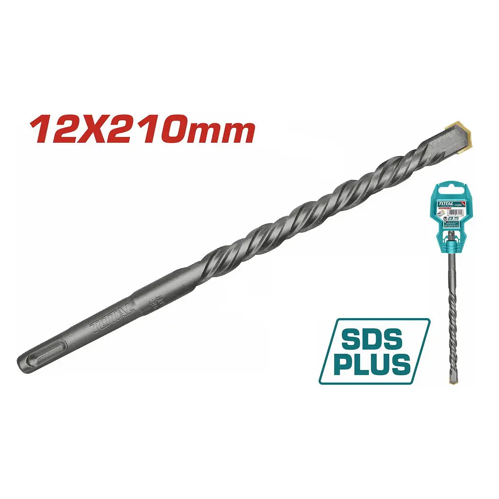 Бур Total TAC311201 SDS plus 12 x 210 мм - фото 1