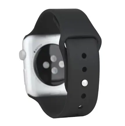 Спортивный ремешок Primo для часов Apple Watch 42 мм, 44 мм, 45 мм размер S Black - фото 4