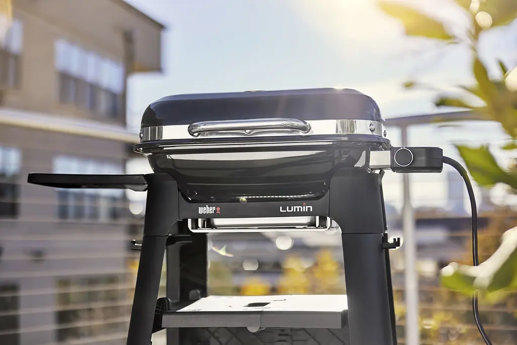 Гриль электрический Weber Lumin 1000 с подставкой черный (91010853) - фото 6