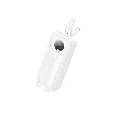 Батарея універсальна Hoco 20000mAh PD/20W 22.5W White (J132A / 42067) - фото 3