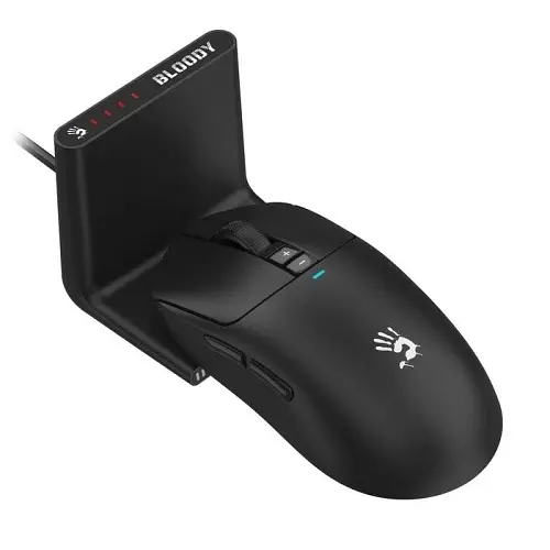 Миша бездротова R72 Ultra Tower, Black, док-станція, USB 2.4GHz Bloody teh0033405