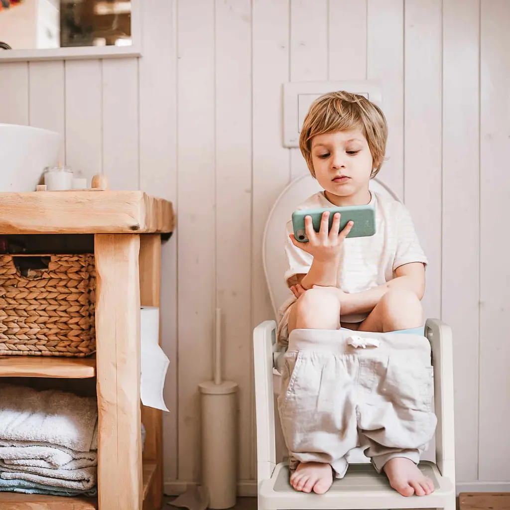 Сидіння для унітазу BabyGO Pro Seat біло-сіре (9002) - фото 6