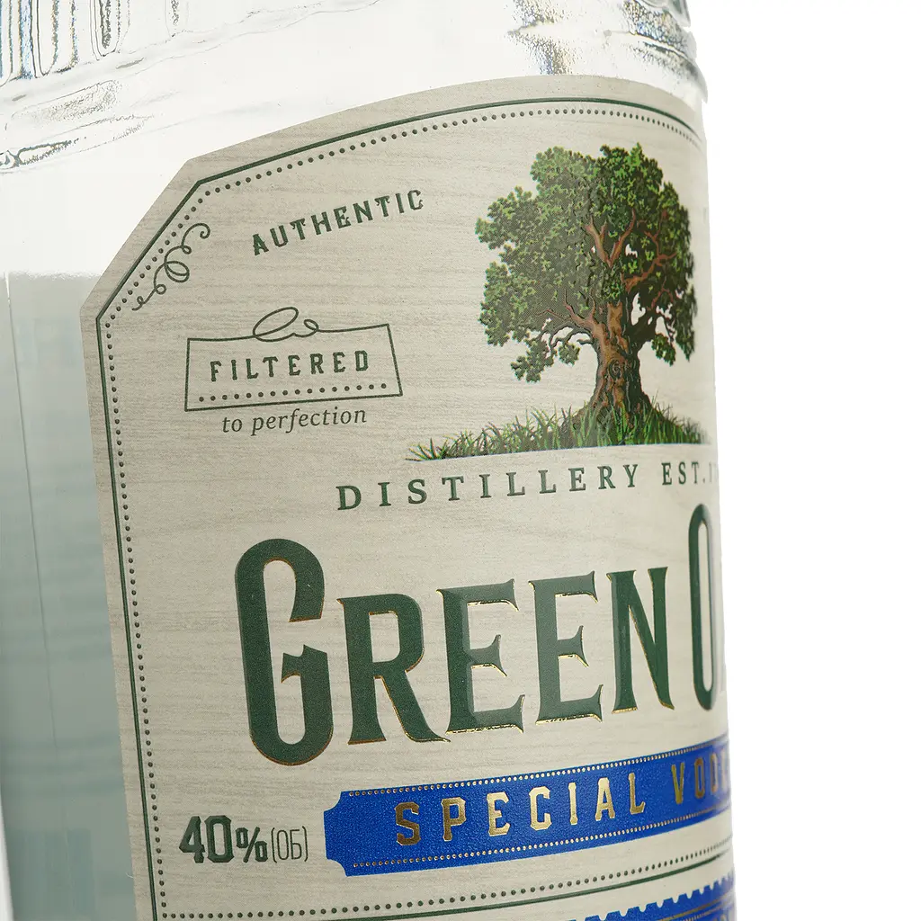 Горілка Green Oak Special особлива 40% 0.5 л - фото 3