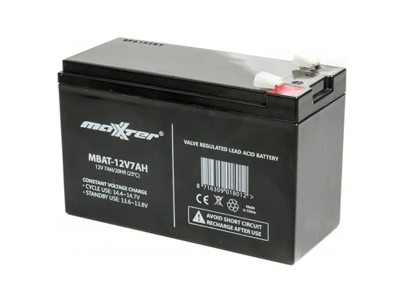 Акумулятор для ДБЖ Maxxter 12V 7Ah (MBAT-12V7AH)