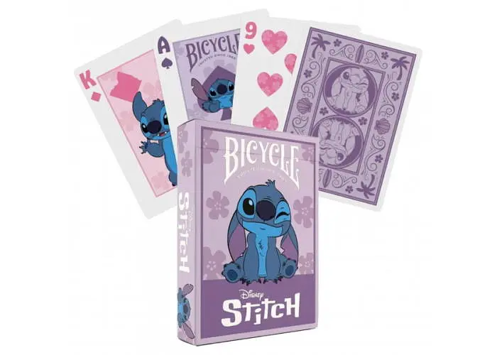 Карти United States Playing Card Company Карти гральні Bicycle Disney Stitch (purple) - фото 5