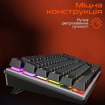 Клавіатура Meetion MK008 Pro USB Type-C Black (MT-MK008Pro-W-RUA) - фото 5