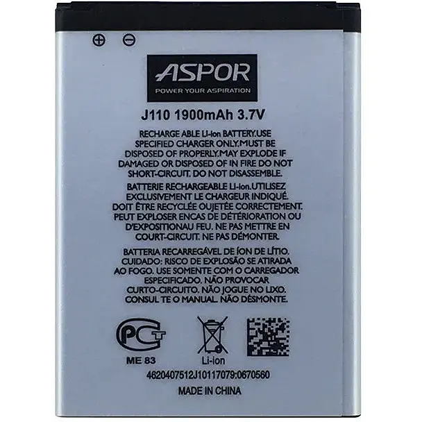 Акумулятор Aspor EB-BJ111ABE для Samsung J110