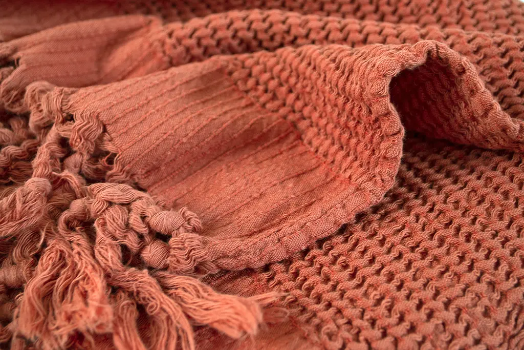 Плед Lotus Home - Rius kiremit кирпичный 130x170 - фото 4