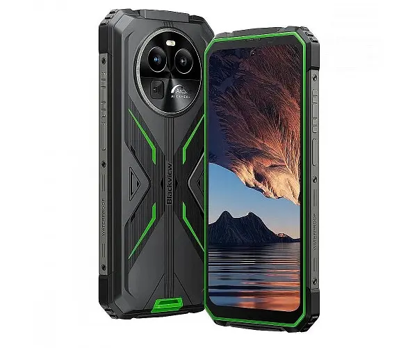 Смартфон Blackview BV8100 8/256GB акумулятор 8800 мАг чорно-зелений - фото 3