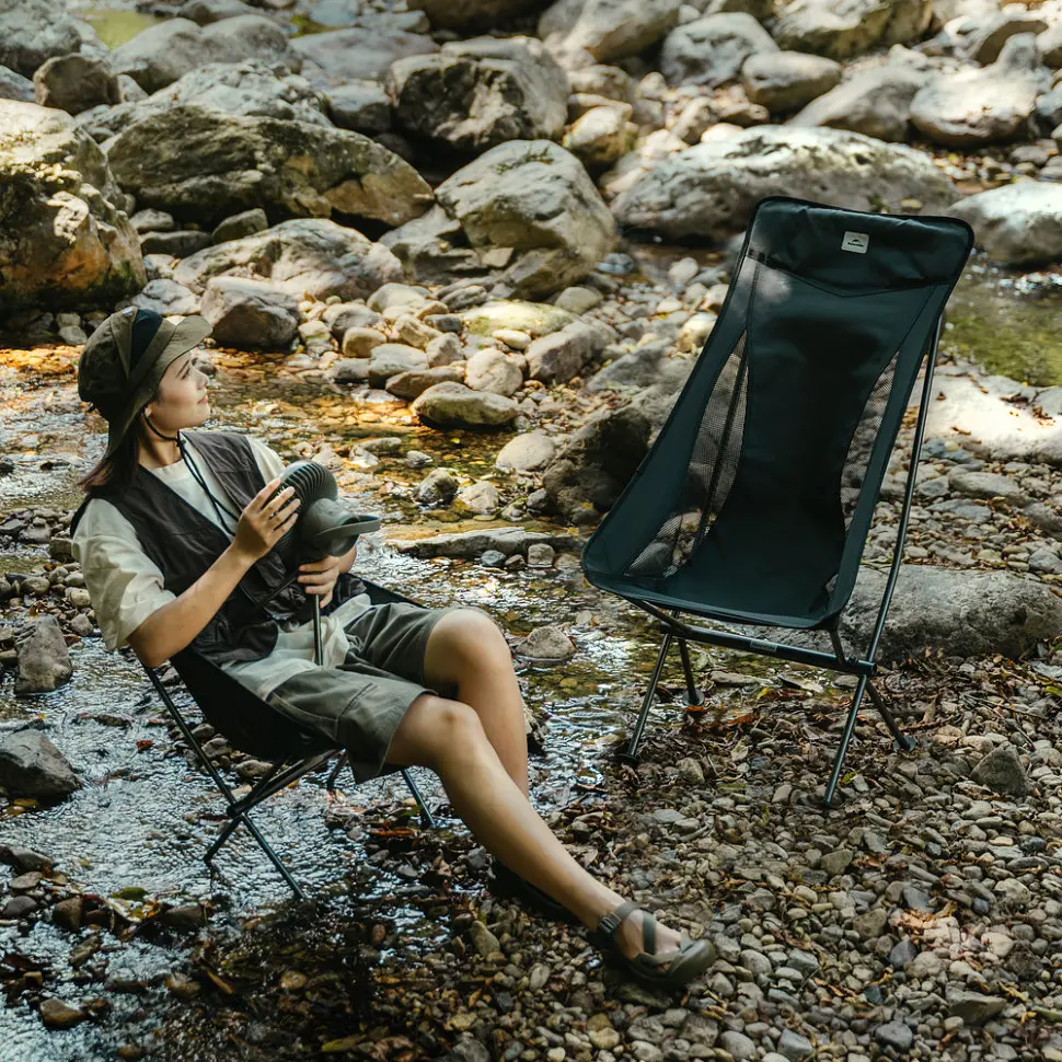 Стілець складаний ультралегкий Naturehike Stellaluna L04 CNK2450JJ015 сірий - фото 6