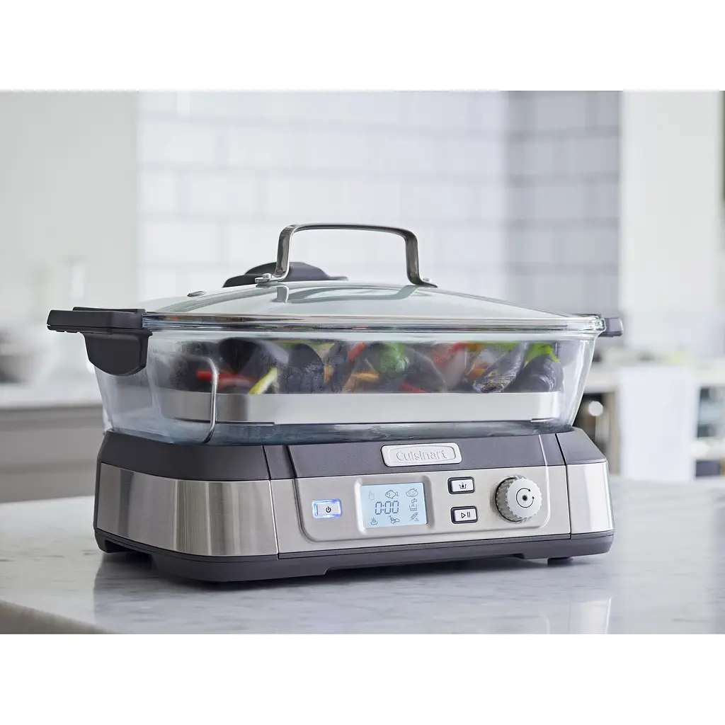Пароварка Cuisinart сіра (STM1000E) - фото 9
