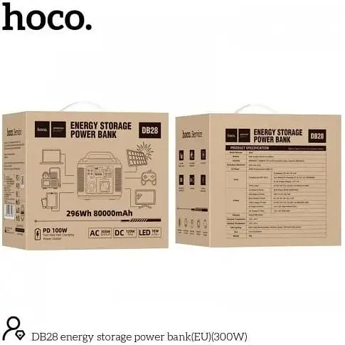 Портативная электростанция Hoco Energy storage DB28 80000mAh 300W - фото 2