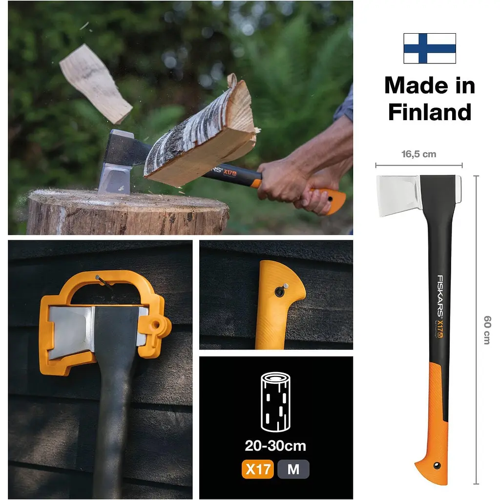 Сокира-колун Fiskars X17 M (1015641) - фото 2