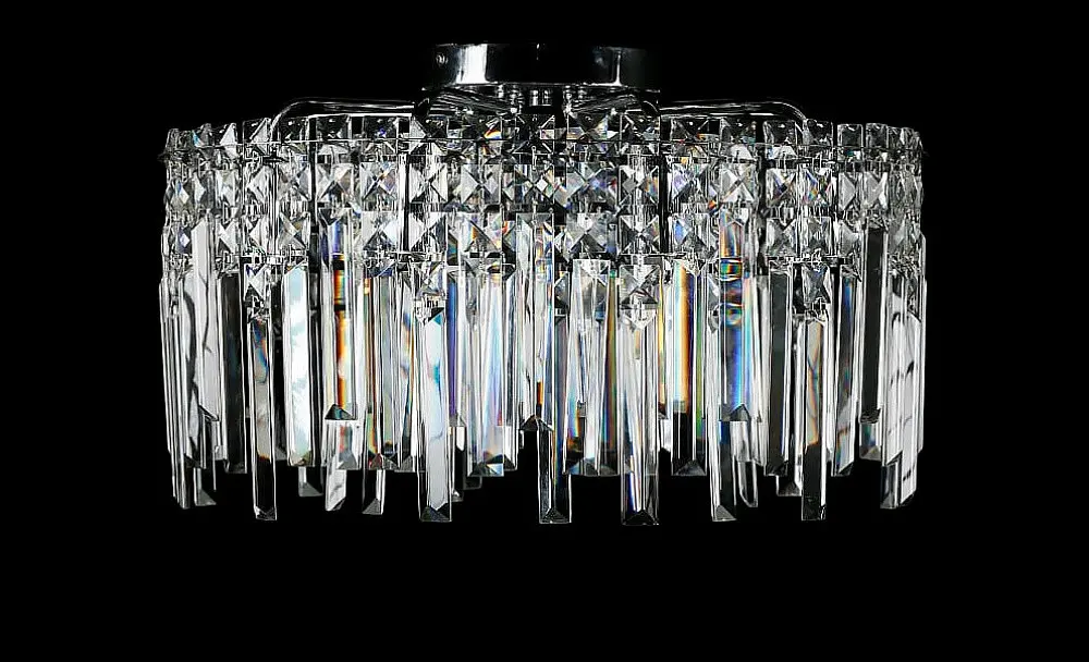 Кришталева люстра Splendid Ray LGH90339/8 (CR) - стельова люстра з кришталем і цоколем E14 - фото 2