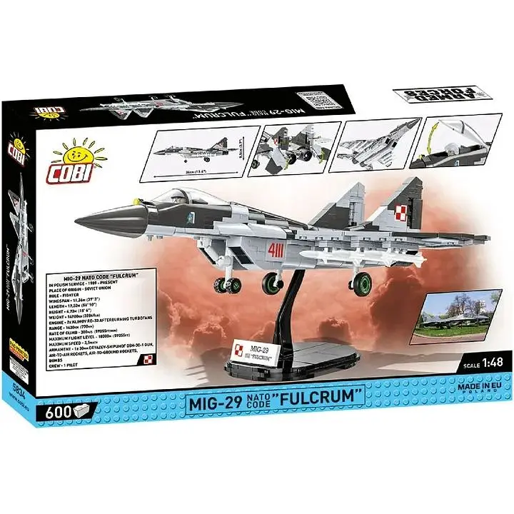 Конструктор Cobi Винищувач МіГ-29 Fulcrum, 600 деталей (COBI-5834) - фото 2