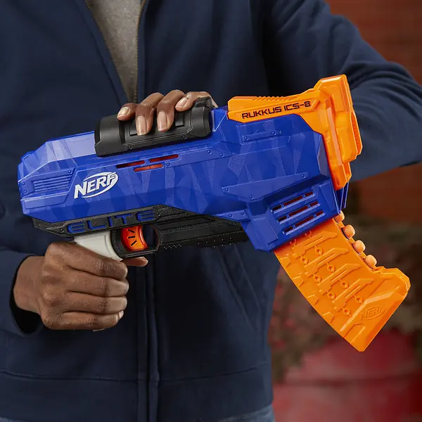 Бластер Hasbro Nerf N-Strike Elite Rukkus ICS 8 (E2654) - фото 7