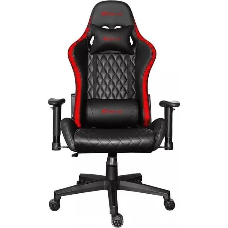 Ігрове крісло Xtrike Me Advanced Gaming Chair GC-907 RGB Black Red (GC-907) - фото 7