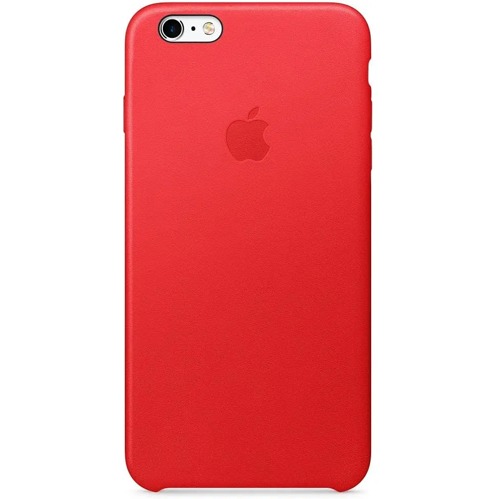 Чохол-накладка Apple Leather Case iPhone 6 plus/6s plus Red - фото 2