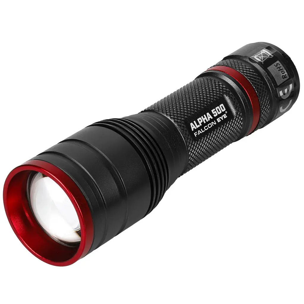 Ручний ліхтар Falcon Eye Alpha 500 з фокусуванням, 500 Lm