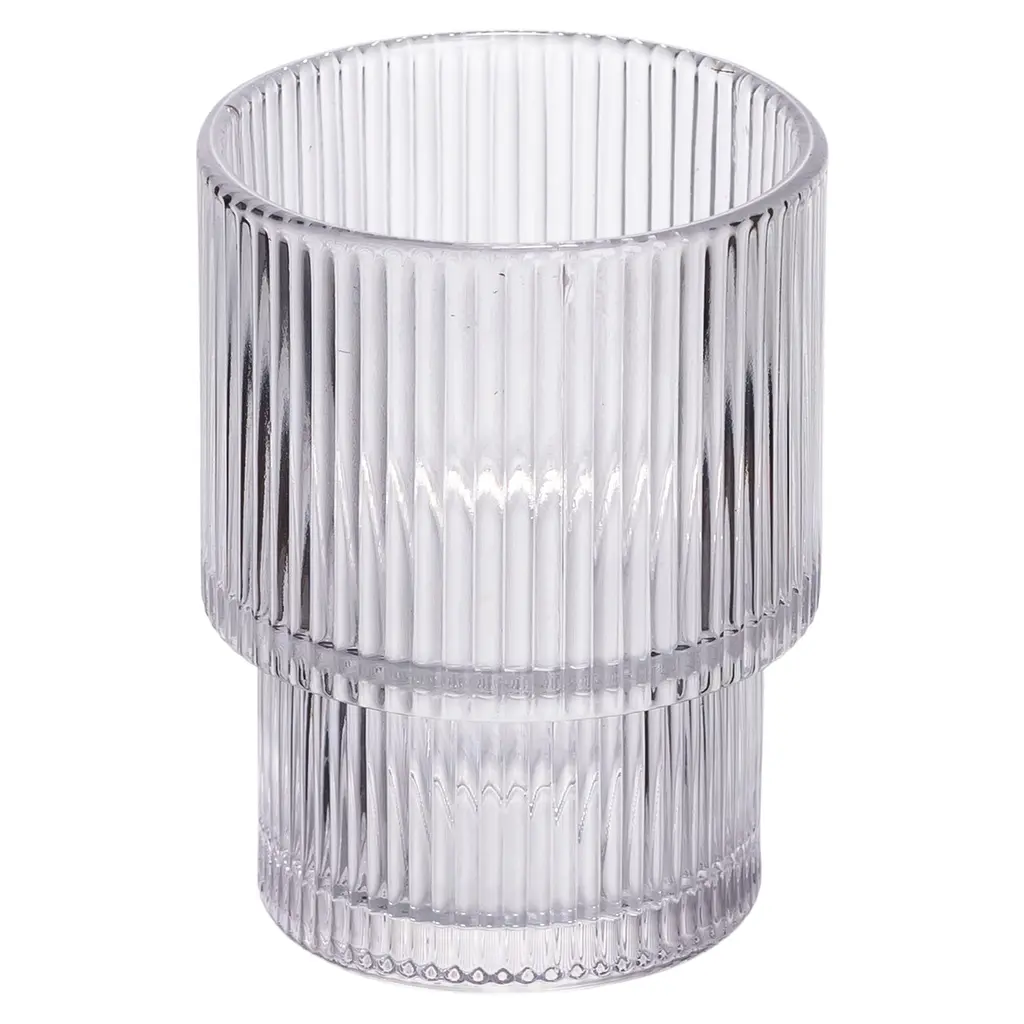 Набор стеклянных стаканов 6 штук по 200 мл для напитков из толстого стекла Прозрачный Yiwu HP-19-178-4 - фото 2