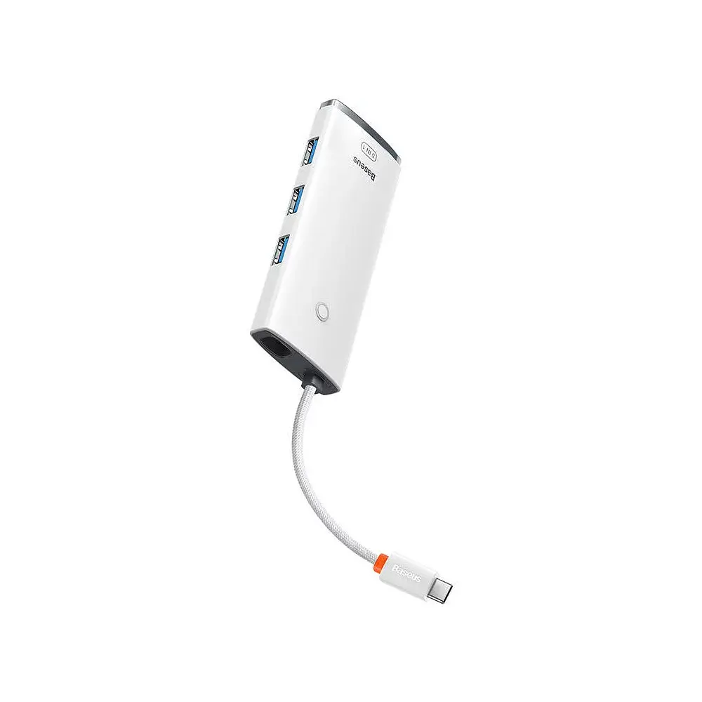 Док-станция-концентратор хаб Baseus Lite Series 6-port Hub 20 см (WKQX040002) - фото 3