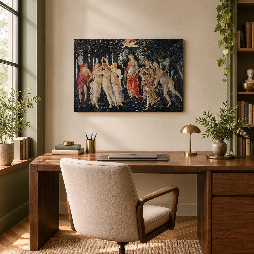 Інтер'єрна картина Сандро Боттічеллі, Весна, Sandro Botticelli, Primavera (Spring), інтер'єрний декор, 40×60 см (id6961) - фото 2