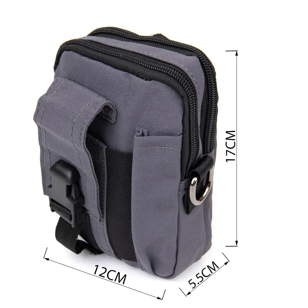 Сумка на пояс нейлон 20646 Vintage сіра - фото 6