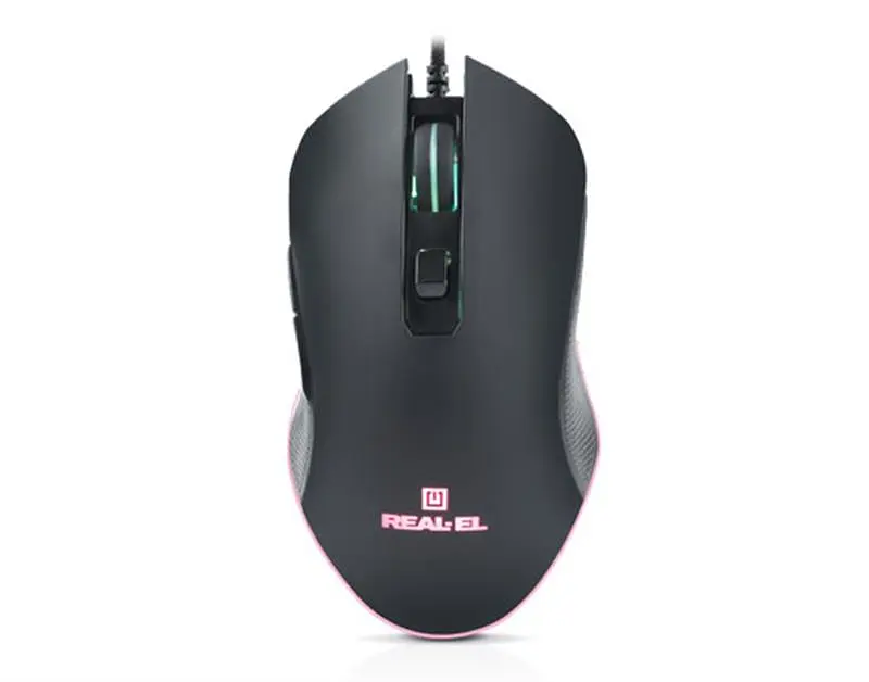 Миша REAL-EL RM-550 Black USB - фото 6