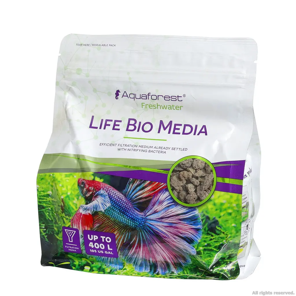 Наповнювач для біологічної фільтрації з бактеріями Aquaforest Life Bio Media 1 л (739368) - фото 2
